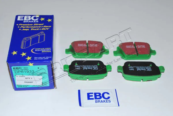 Brake Pads - EBC Green Stuff - Rear | Freelander 2