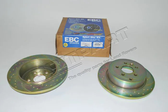 Brake Discs - EBC Performance - Rear - Solid - Diesel | Freelander 2